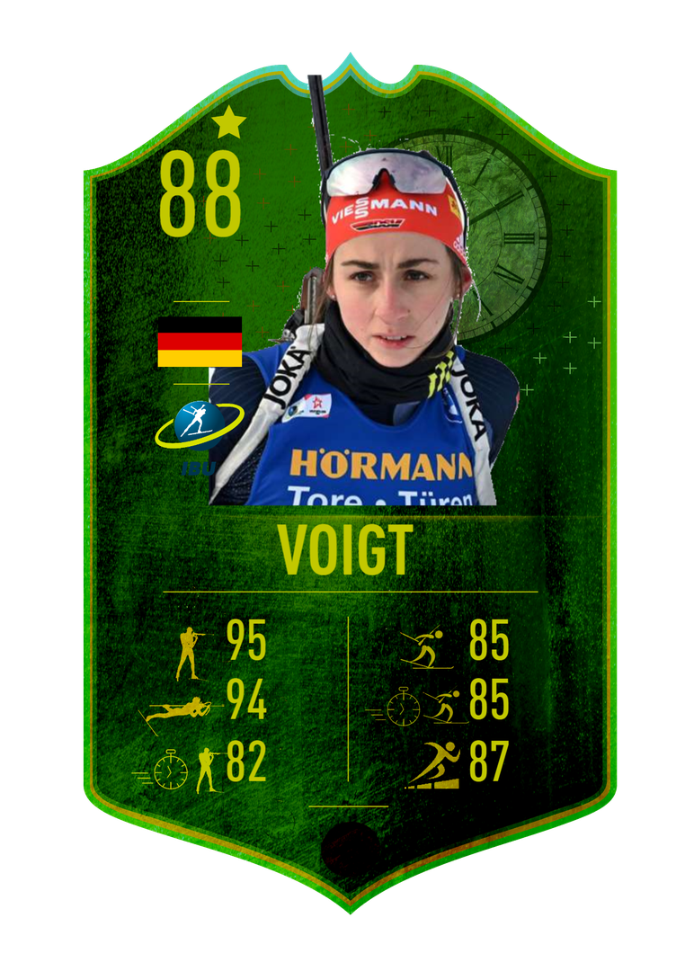 Vanessa Voigt - Should be Watched card for 2022-2023 - Biathlon Cards